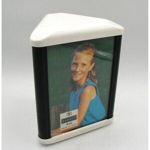 Burnes of Boston White Triangle 4x6 Photo Frame Made in Italy Vertical Horizonta